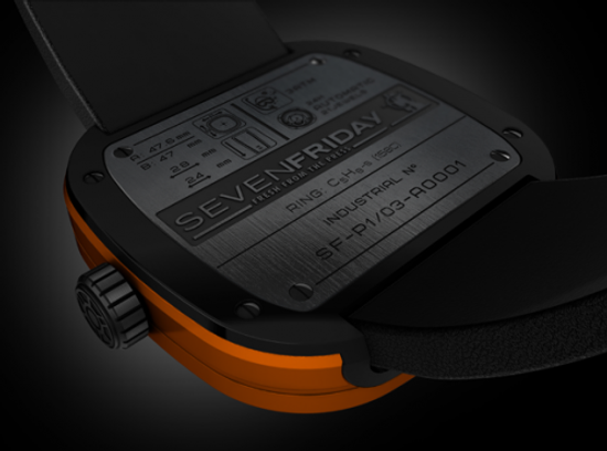 Наручные часы SEVENFRIDAY P1-03 Orange