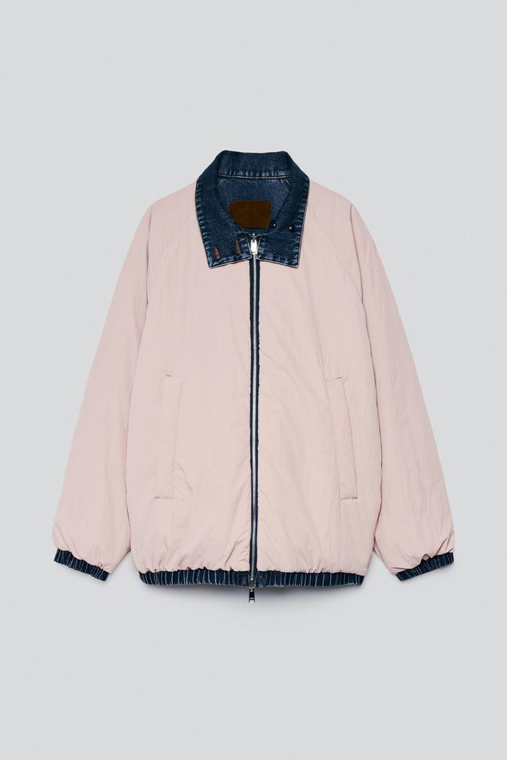 ZARA X BAISI GUADAGNINO КУРТКА ИЗ ДЕНИМА, СИНИЙ/ИНДИГО