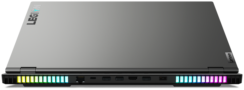 Ноутбук Lenovo Legion 7 16ACHg6 (82N6001LRK) 16"/AMD Ryzen 9 5900HX/RAM 32GB/SSD 1TB/NVIDIA RTX 3080 16GB/2560*1600/IPS/DOS/Подсветка кл-ры: RGB/черный. Состояние: B1