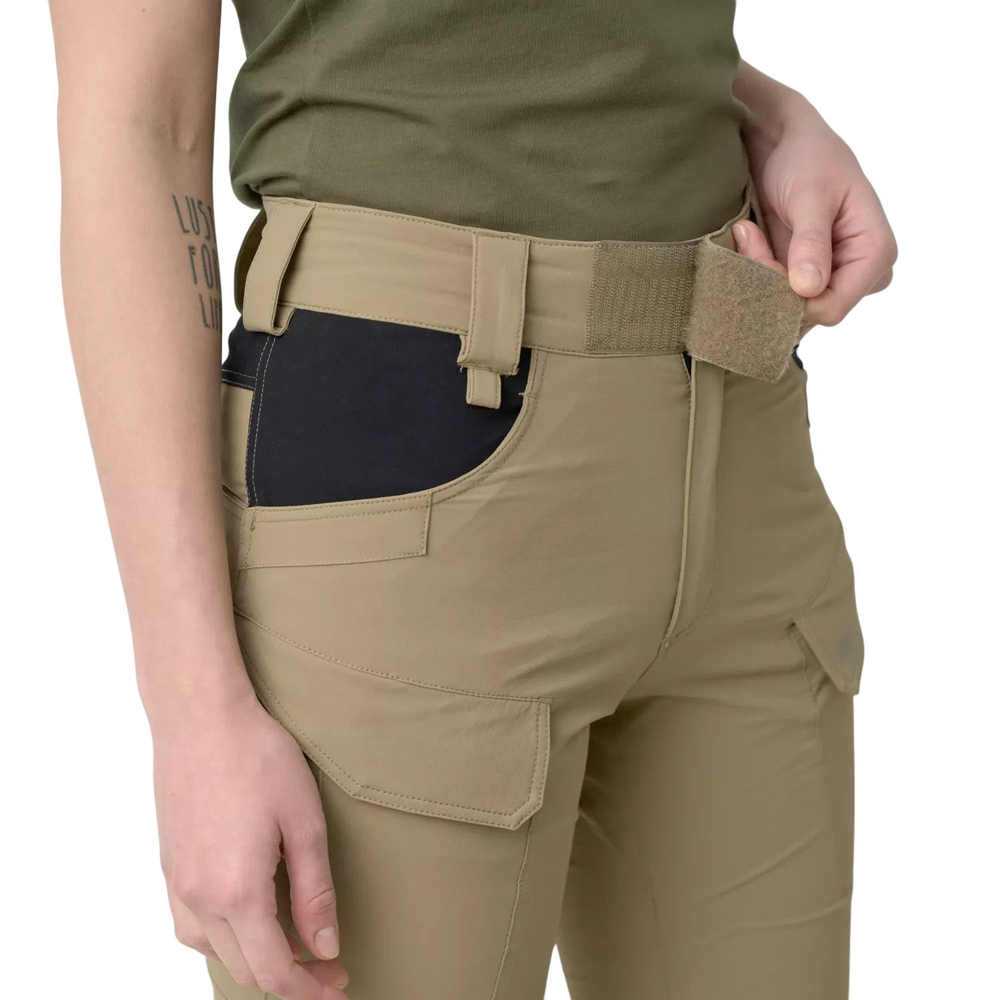 Брюки женские Helikon-Tex OTP (Outdoor Tactical Pants) - VersaStretch Black