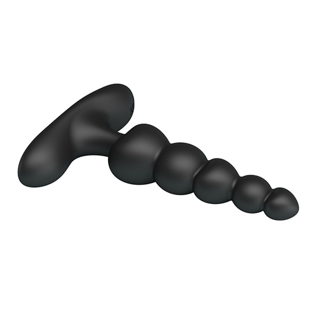 Черный анальный вибростимулятор 12см Pretty Love Corban Anal Vibrator Black BI-040174
