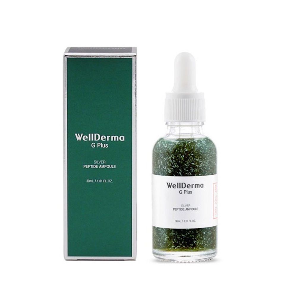 WELLDERMA Сыворотка для лица с пептидами и ионами серебра Ampoule G Plus Silver Peptide 30 мл.