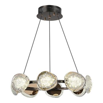 Светильник подвесной LED 64W 4000K SL6018.203.64 чёрный/золотистый Enigma ST-Luce
