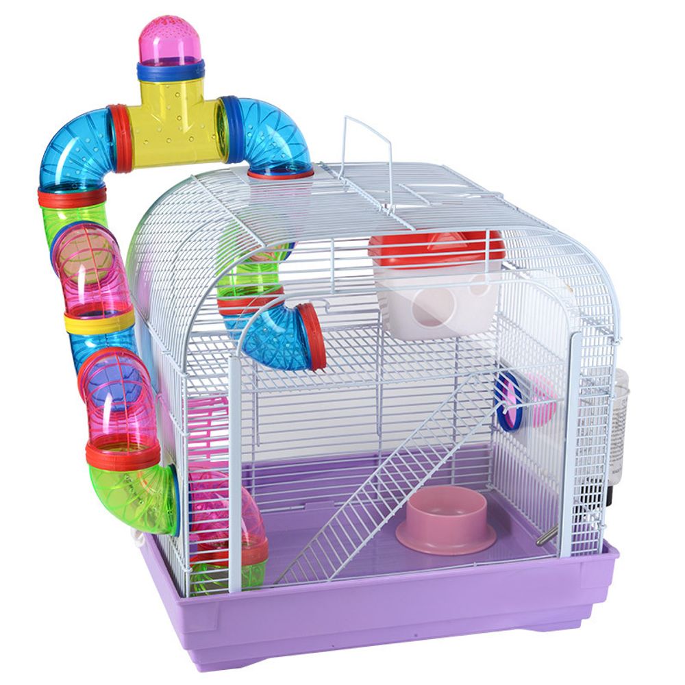 Клетка Triol B4104 для мелких животных с переходами, эмаль 395х295х380 Клетка Triol B4104 для мелких животных с переходами, эмаль 395х295х380