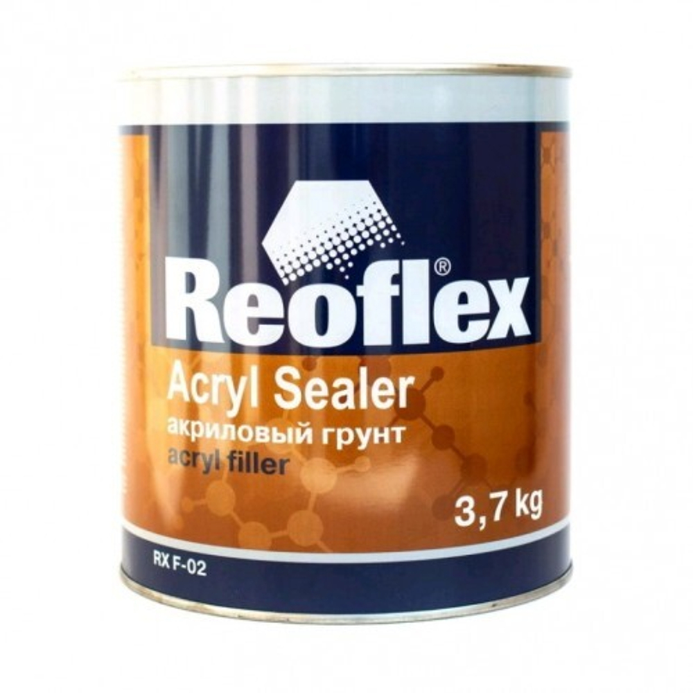 REOFLEX Грунт акриловый Черный 3,7 кг