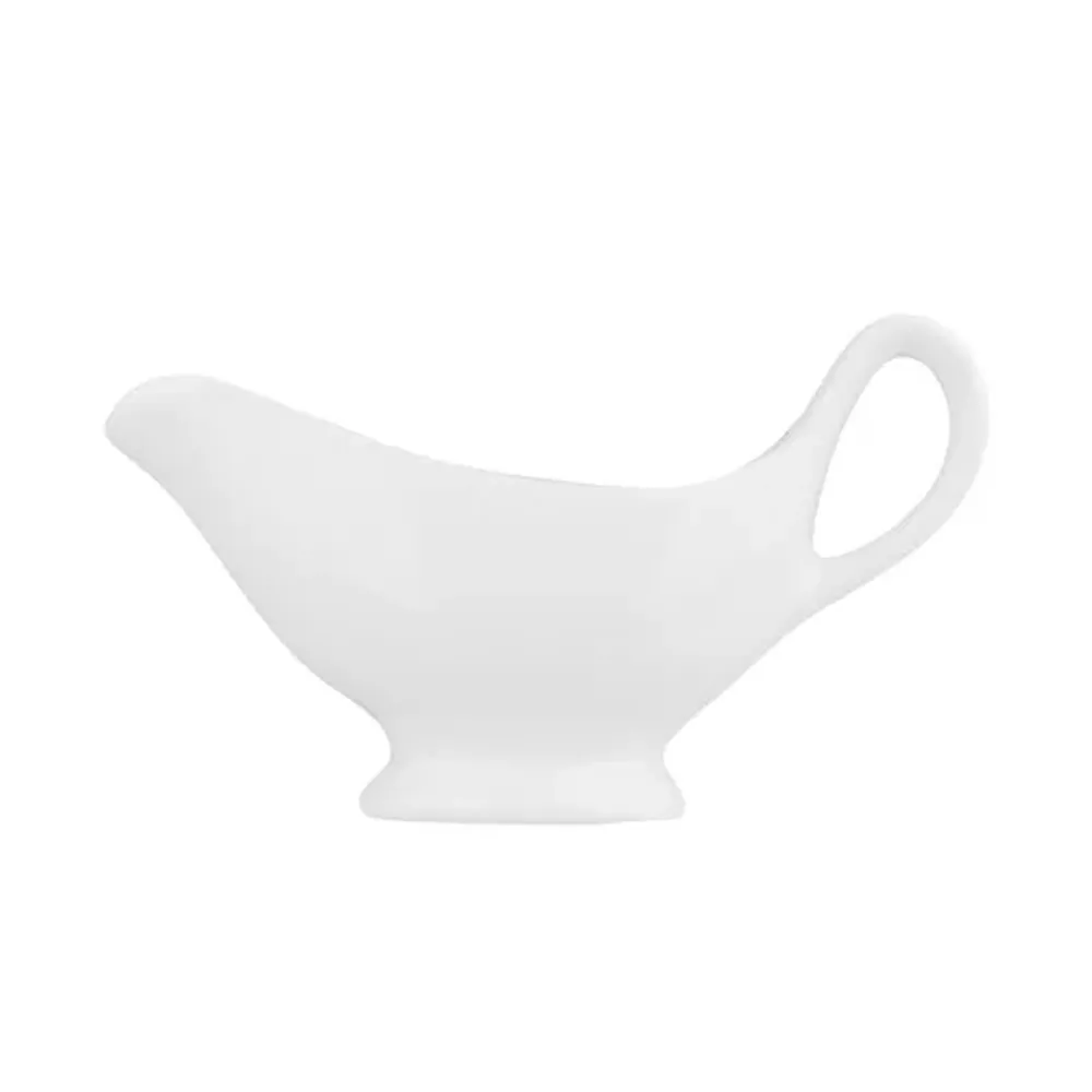 Соусник 125 мл 15,2*4,9 см с ручкой белый фарфор P.L. Proff Cuisine [8]