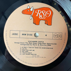 Винтажная виниловая пластинка LP Bee Gees Cucumber Castle (Japan 1976) (No Obi)
