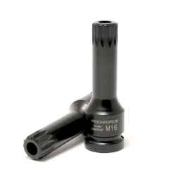 Головка-бита SPLINE ударная M16 с отверстием, 1/2'' RockForce##Rock FORCE RF-24807816T