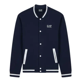 Мужская теннисная кофта EA7 Jersey Sweatshirt - armani blue