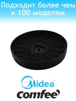 Фильтр угольный для вытяжки 12173000001200 Midea