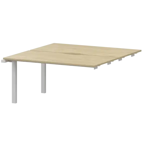 Модуль двойной на металлокаркасе НТМП.ПО.Б2-140Э  1400x1496x750 Аргентум-МП