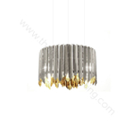 Pendant design lamp  Tom Kirk Facet by Innermost D60 (Silver)
