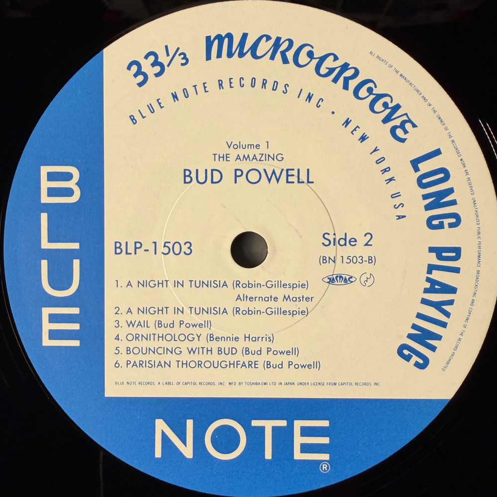 Bud Powell – The Amazing Bud Powell, Volume 1 (Япония 1983г.) Т