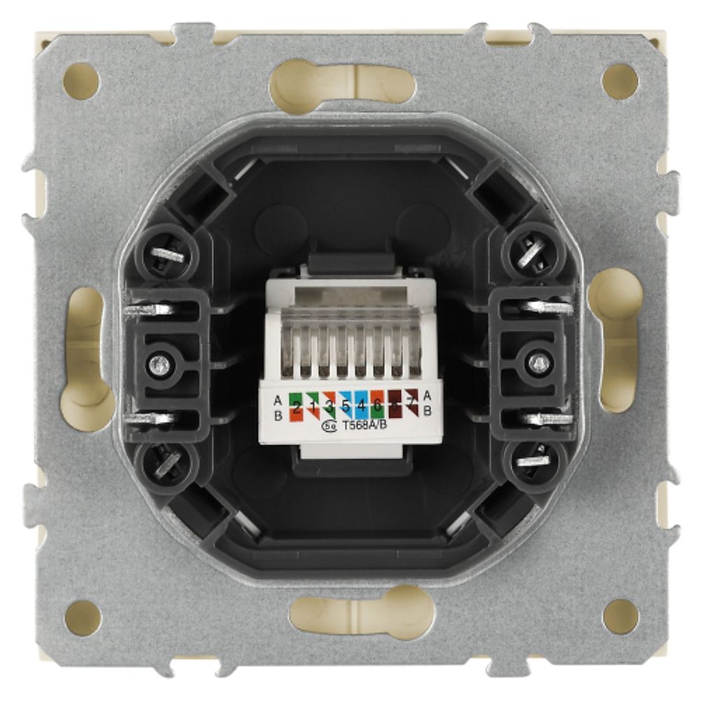 Розетка ЭРА Galaxy 15-3107-04 информационная RJ45 IP20 шампань | Эра Galaxy