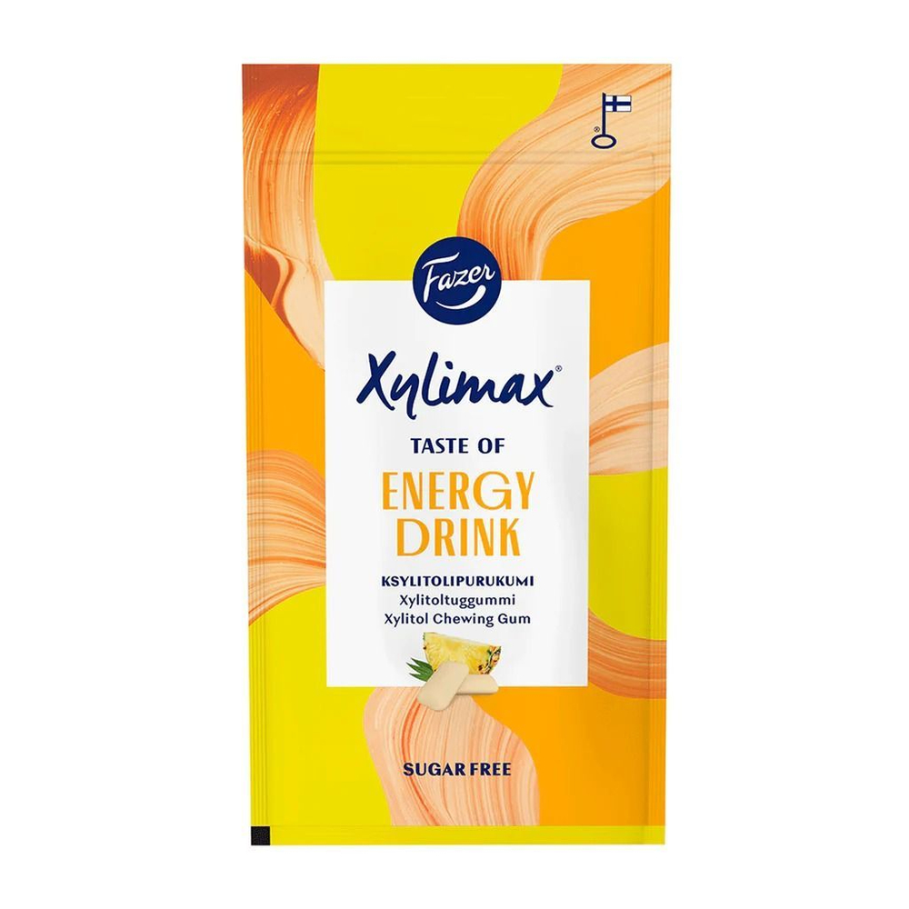 Жевательная резинка FAZER Xylimax Taste of Energy drink 38 г (из Финляндии)