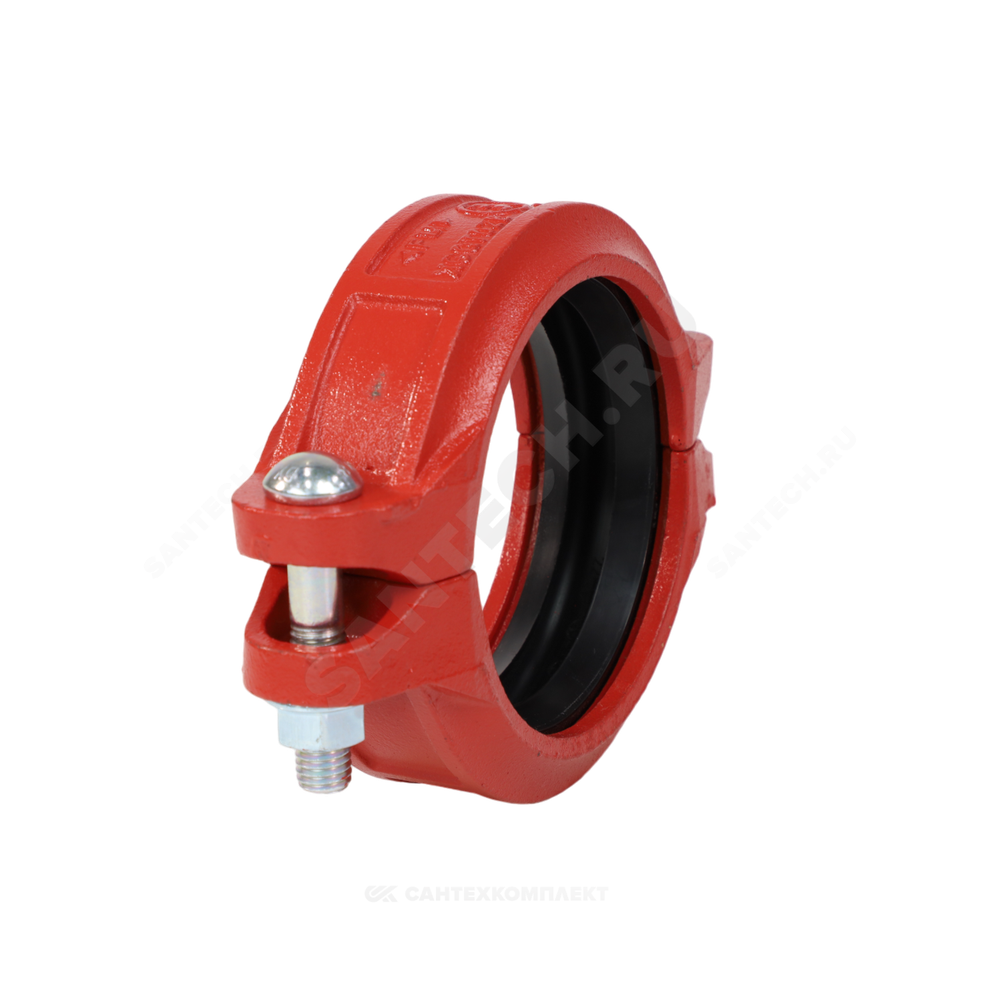 Муфта гибкая грувлок ковкий чугун XGQT02B Ду100 (Дн108) Ру25 JIANZHI