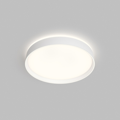DK6510-WH Накладной светильник, LED, 40W, IP 20, 3000K - 6500K, белый, металл, полимер