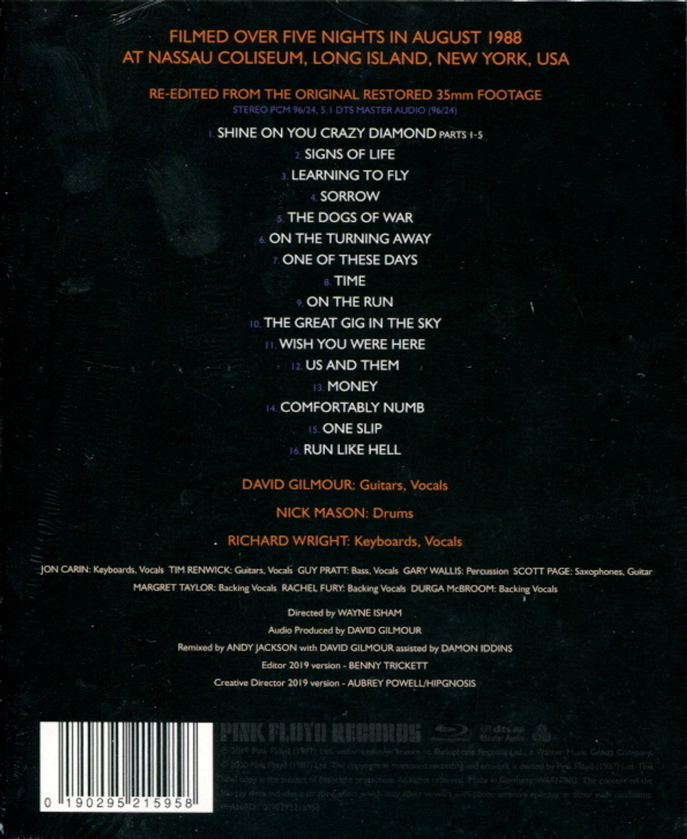 Pink Floyd / Delicate Sound Of Thunder (Blu-ray)