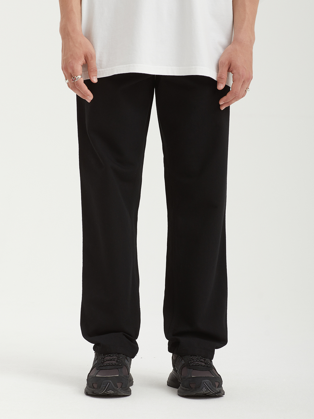 Мужские Брюки (Relaxed Straight Fit) Single Knee
