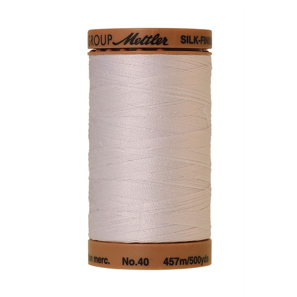 Нитки хлопковые Mettler Silk-Finish Cotton 40 (457 м), 5 кат. | цв. 2000 Нитки хлопковые Mettler Silk-Finish Cotton 40 (457 м), 5 кат. | цв. 2000