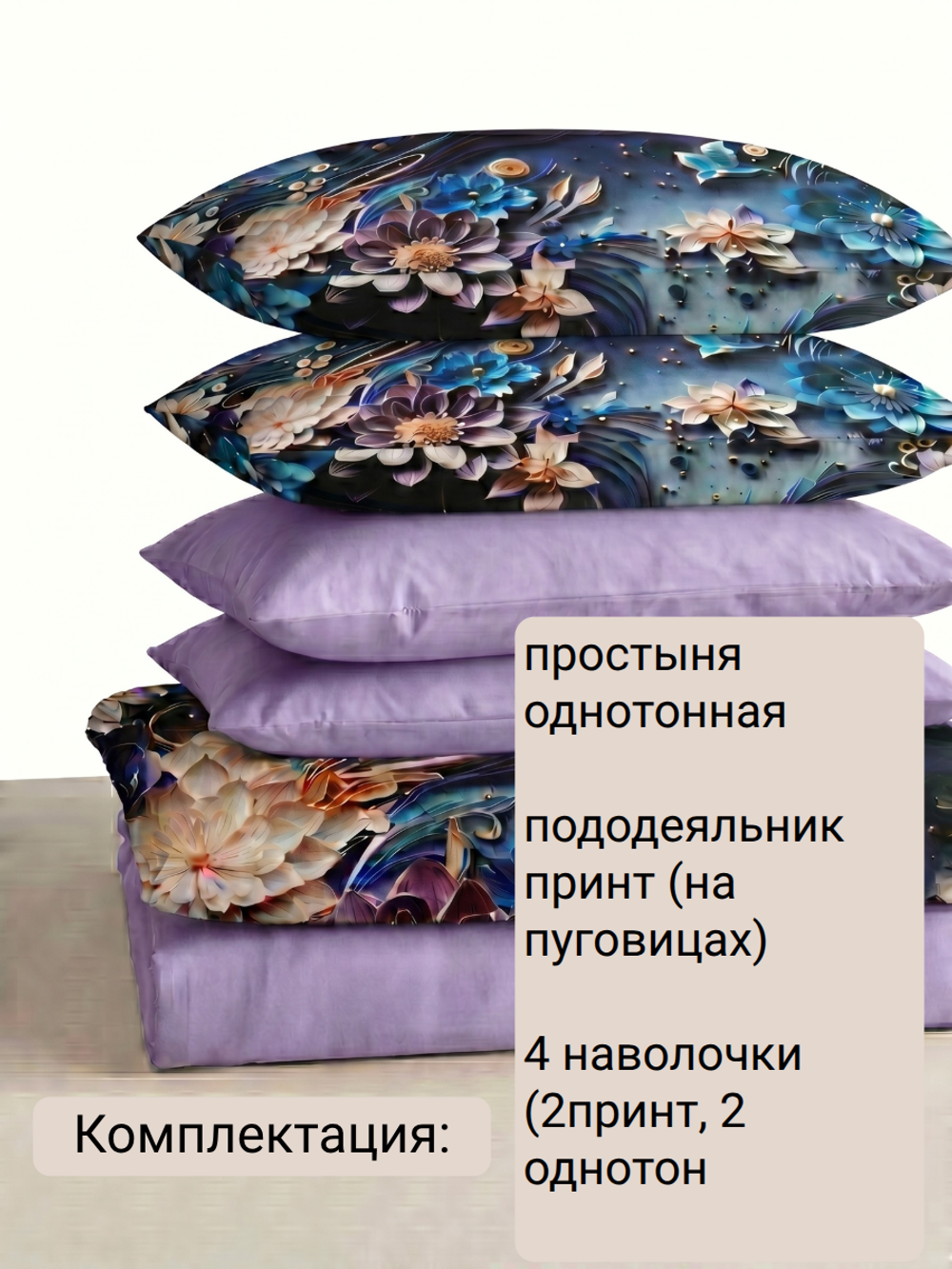 Магия цветочных грез и глубокий лавандовый цвет