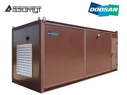 Дизельный генератор Азимут АД-160С-Т400-1РНМ17 Doosan в контейнере