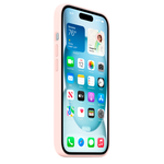 Силиконовый чехол с поддержкой MagSafe Apple Silicone Case для iPhone 15 Plus, Light Pink (Светло-розовый)