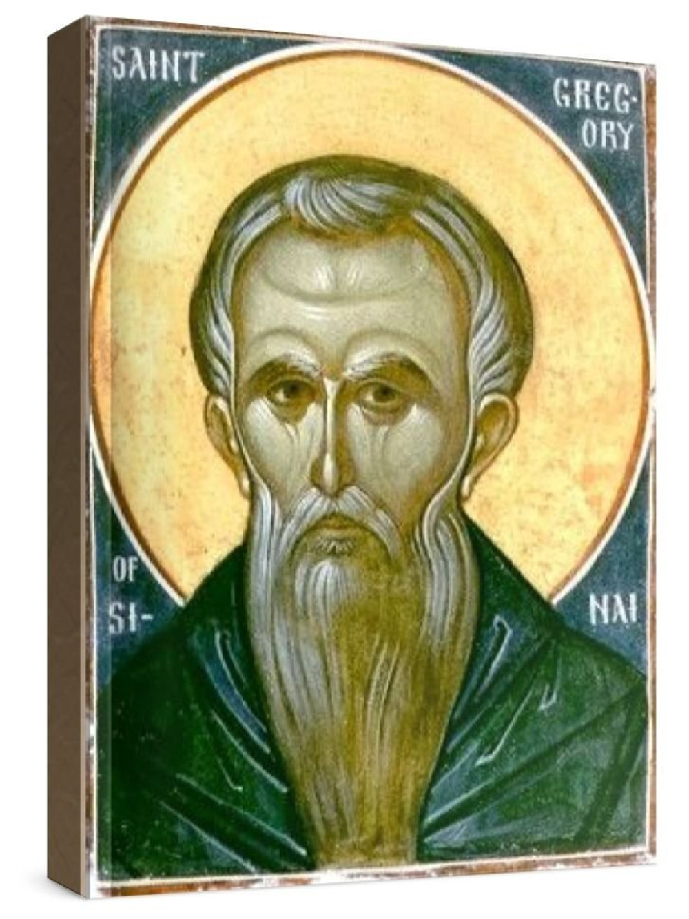 Григорий Синаит (рукописная икона)