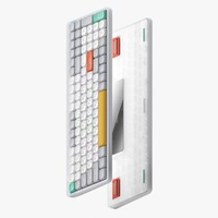 Беспроводная механическая клавиатура QMK Nuphy AIR96v2 Ionic White, RGB, Hot Swap, Moss Switch (AIR96v2-IW-25)