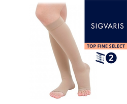 Гольфы Sigvaris Top Fine Select, 2 класс компрессии, открытый мыс
