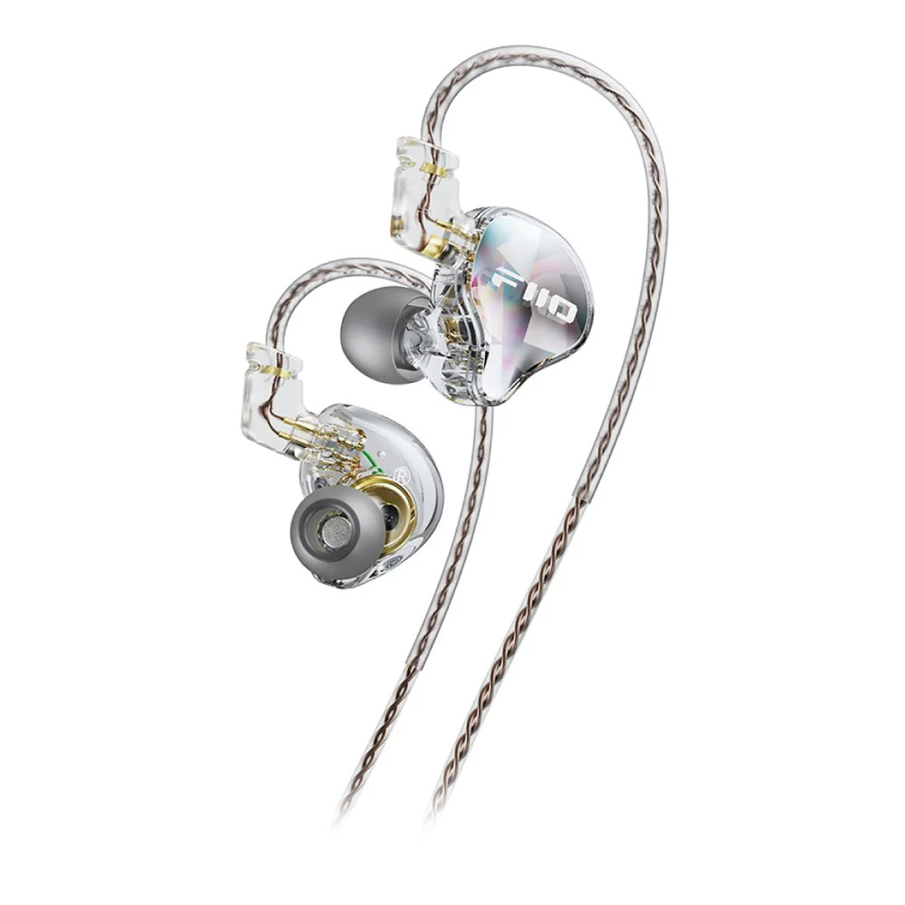 FiiO JD10 Прозрачный [Transparent] — проводные внутриканальные динамические наушники
