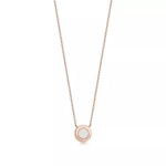 Подвеска из розового золота 18k с перламутром и бриллиантами, Tiffany 💠 T collection - В наличии