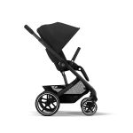 Коляска 2 в 1 Cybex Balios S Lux BLK 2025 (с дождевиками), Moon Black