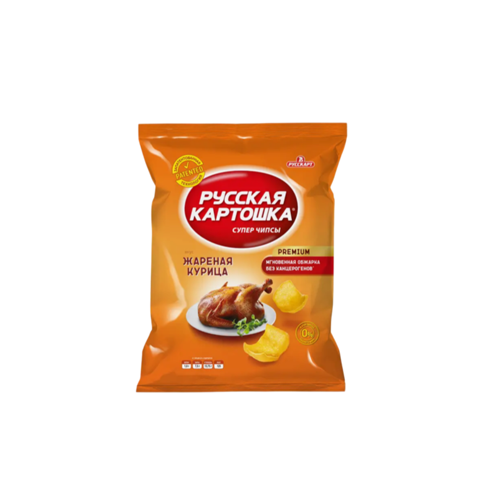 Чипсы Русская картошка 20гр жаренная курица