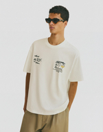 Мужская футболка relaxed fit с принтом, арт. 2585/071 - BERSHKA