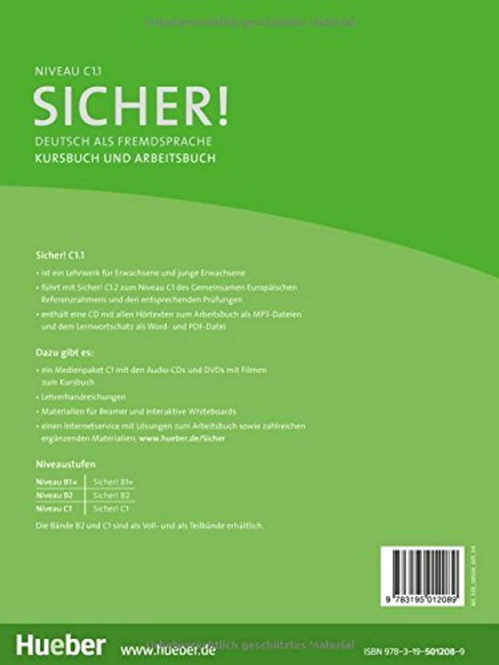 Sicher! C1/1, Kurs- und Arbeitsbuch + CD-Audio