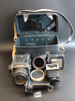 Фотоаппарат "Киев 88 TTL" с объективом Волна-3, чехол, кофр, оригинальная коробка. Комплект. СССР.