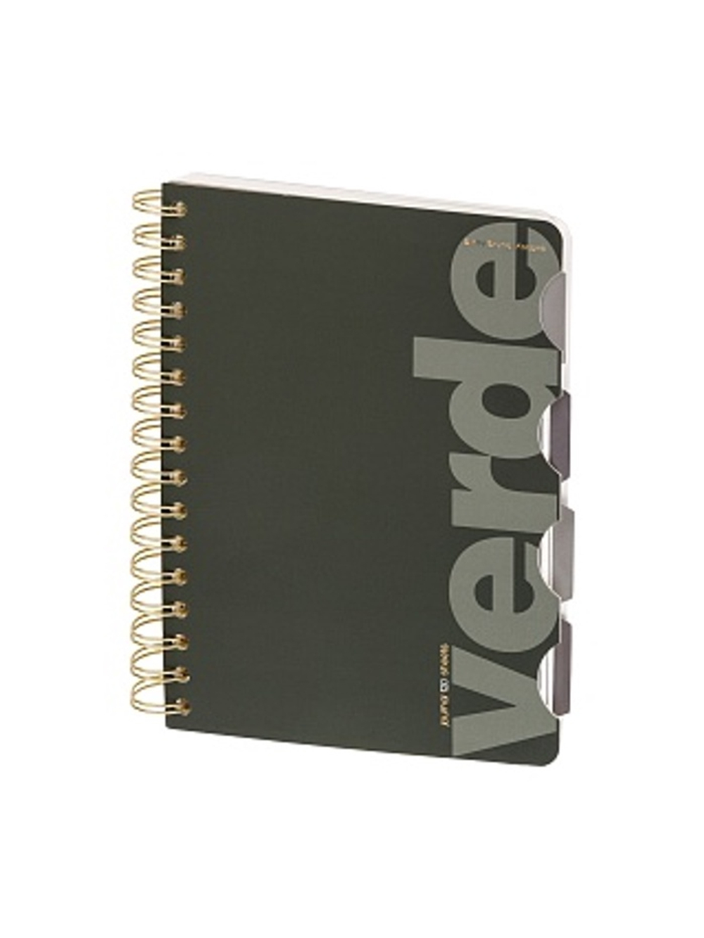 ЗАПИСНАЯ КНИЖКА "ART JOURNAL" А5,120 Л. НА ГРЕБНЕ, С РАЗДЕЛИТЕЛЯМИ "VERDE.LAUREL."