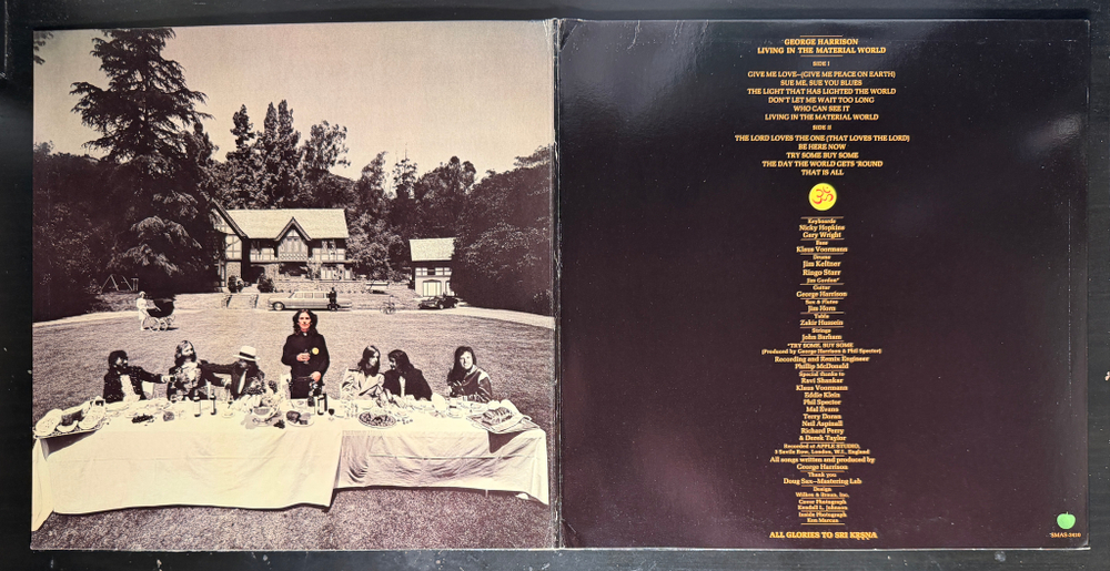 George Harrison ‎– Living In The Material World (США 1973г.) Т
