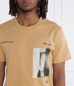 Футболка CALVIN KLEIN JEANS - бежевый(J30J325930)