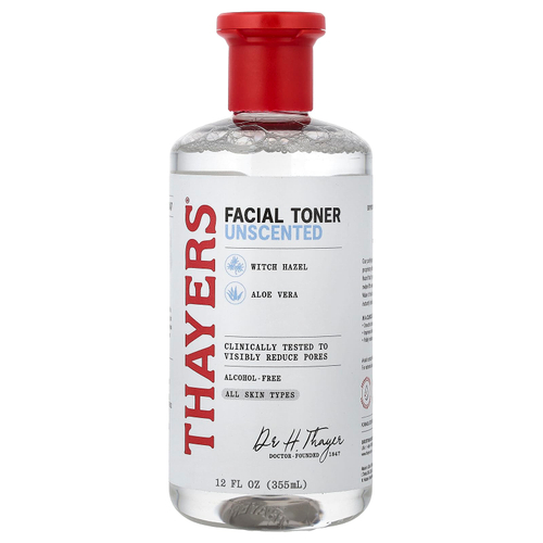 Thayers, Тоник для лица с гамамелисом, без спирта, без запаха, 355 мл (12 жидк. унц.)