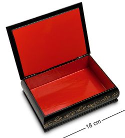ШК-11/ 6-J Шкатулка в технике декупаж (13х18х4)