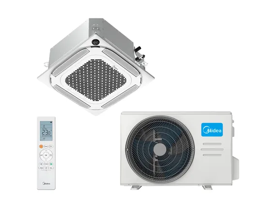 Кассетная сплит-система Midea MCA4U-18HRFNX-Q(GA)/MOA1U-18FRN8G1/T-MBQ4-03AWD