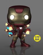 Фигурка Funko POP! Bobble Marvel Infinity Saga Avengers Endgame Iron Man (светится в темноте) (Exc)
