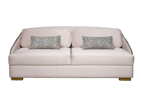 Диван Garda Decor Палаццо (Palazzo) 240М трехм. раскладной бежевый, принт Colt002+Ana-Beg 240*105*95 см