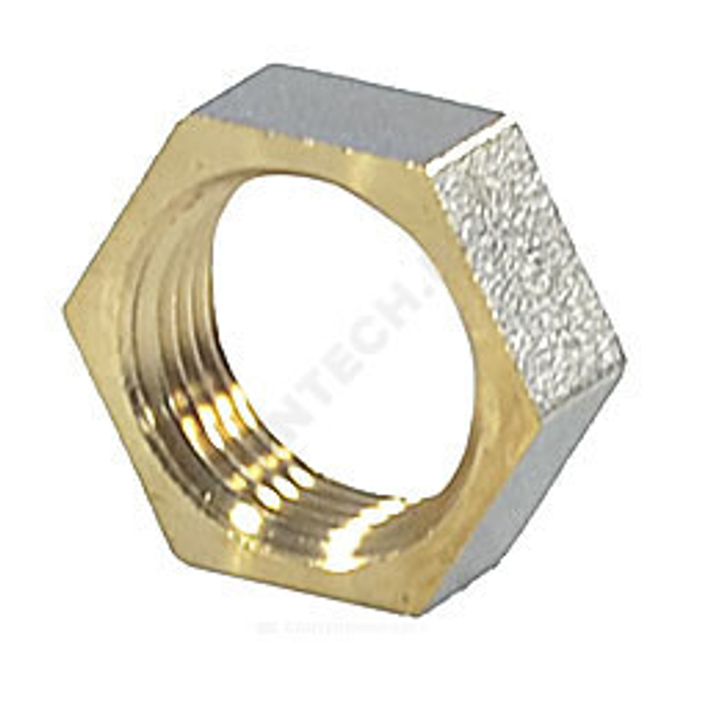Контргайка латунь никель Ду 32 (1 1/4") ВР 9020 ГОСТ 32585-2013 Aquasfera 9020-04