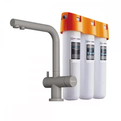 Комплект Omoikiri Nagano-GR-P + Pure Drop Lite