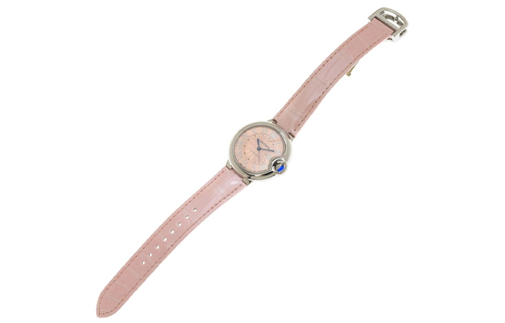 CARTIER Blue Balloon Collection Automatic Mechanical Movement Women"s Watch Watch 33mm Pink Watch Dial