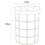 Тротуарный светильник Arte Lamp PIAZZA A6014IN-1SS, 1хE27