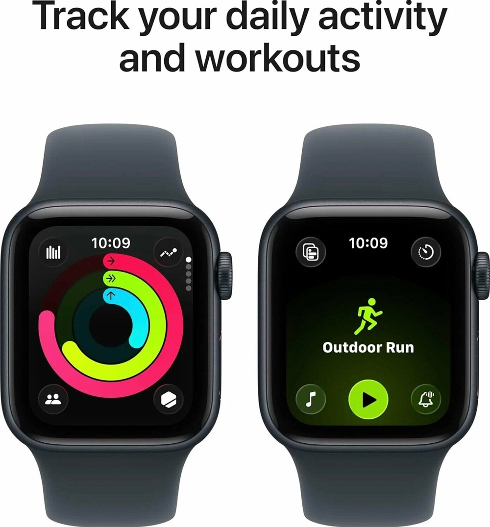 Умные часы Apple Watch SE 3 GPS 40 мм, Midnight Aluminium, Midnight Sport Band, S/M